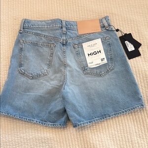 NWT Rag & bone High-Waisted Denim Shorts